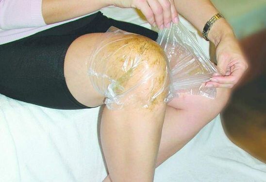 compress on the knee for osteoarthritis