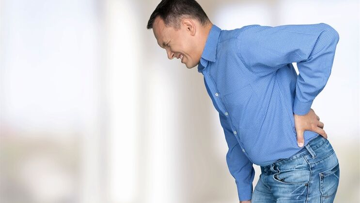 back pain man